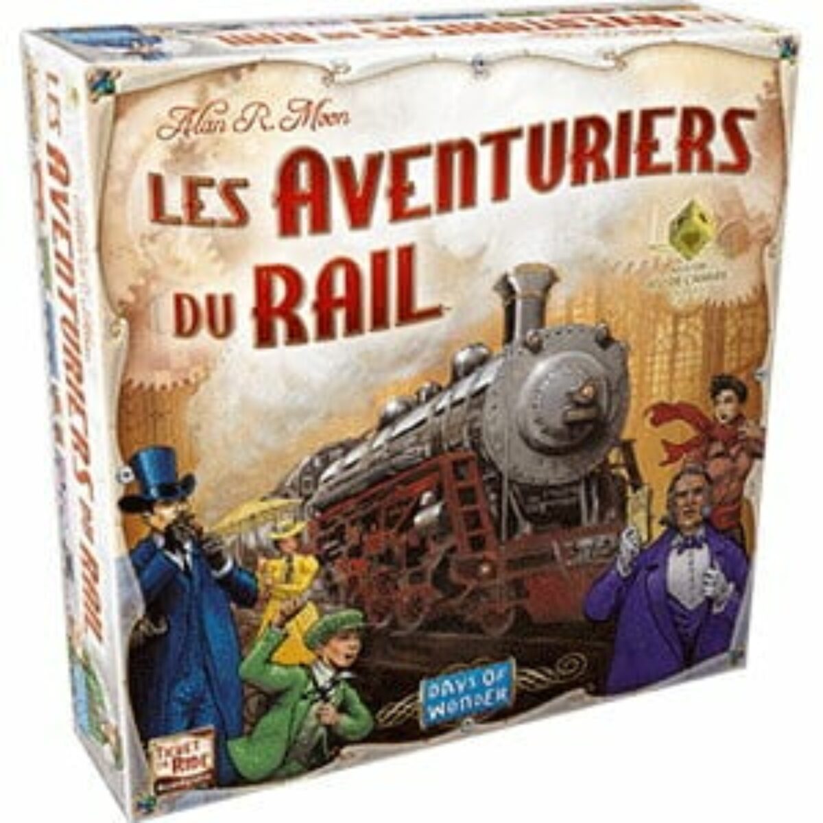 Un Train Sur Les Rails Avec Un Jeu De Couleurs Rouge Et Jaune.